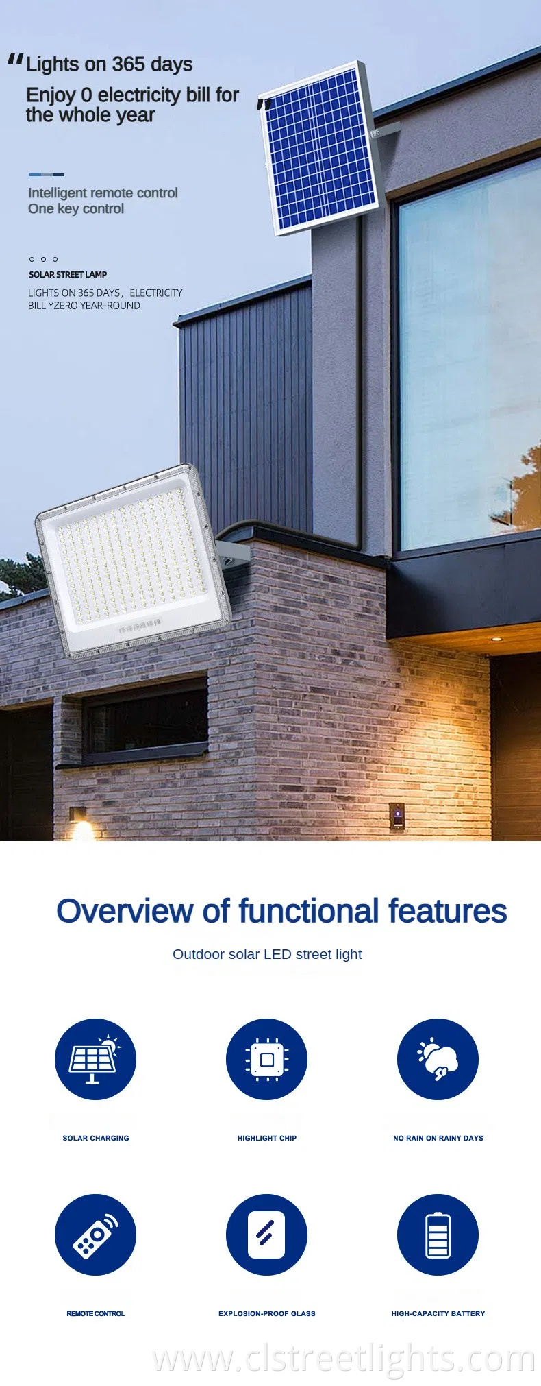 Wholesale Solar Energy IP65 LED Flood Light Garden Lamp Lighting for Outdoor